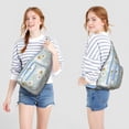 thumbnail image 3 of Yellow Bloom Sling Backpack - Vibrant Daisy Flower Pattern Crossbody Bag, Fashion Forward, 3 of 4