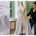 thumbnail image 5 of Soimoi Purple Cotton Voile Fabric Yacht & Waves Nautical Print Fabric by Yard 42 Inch Wide, 5 of 7