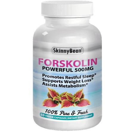 SkinnyBean Forskolin Weight Loss Supplement, 500 mg, 60 Capsules