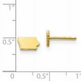 thumbnail image 2 of 925 Sterling Silver Gold Plated IA Small State Earring, 2 of 2
