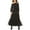 Rich Black, variant on 1.State Womens Chiffon Smocked Maxi Dress