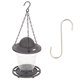 thumbnail image 1 of Alimentador De Pájaros Colgante, Bandeja De Semillas De Pájaros, Alimentador De Plástico Plegable Con Techo Para Decoración De Jardín Al Aire Libre Yuarrent PT002365-02, 1 of 6