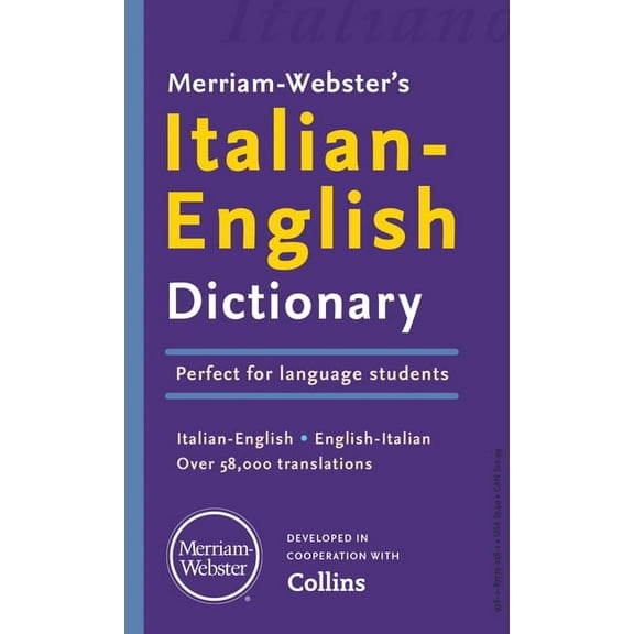 Merriam-Webster's Italian-English Dictionary, (Paperback)