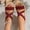 Wine, variant on Aueoeo Women's Knit Elastic Flat Sandals Comfory Open Toe Elastic Ankle Strap Slip on Casual Walking Summer Shoes
