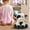 E, variant on Cute Pet Doll Forest Animals Squatting Sitting Doll Figurine Home Decoration Pony Figurine Plush Ornament