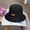 Black, variant on Women’s Breathable Knit Bucket Hat, Casual Fringe Brim Black Fisherman Hat-Caramel color