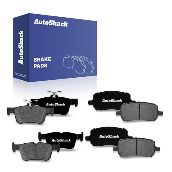 AutoShack Front & Rear Ceramic Brake Pad Set | Replacement for 2006-2009 Pontiac Solstice 2007-2010 Saturn Sky | 8-PC