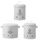thumbnail image 3 of Lata de almacenamiento de patatas, ajo, cebolla, caja de almacenamiento transpirable para mantener frescas las patatas, barril de cocina para almacenar patatas, color blanco, 3 of 6