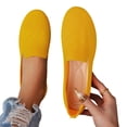 thumbnail image 3 of Xucatan Women's Fashionable Stretchy Knit Pointed Toe Flats with Elastic Mary Jane Strap, Breathable Mesh Slip-On Loafers with Cushioned Padded Insole, Wide Toe Box Comfortable Shoes Gift, 3 of 8