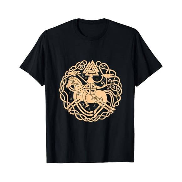 Viking Horse Warrior Valhalla T-Shirt