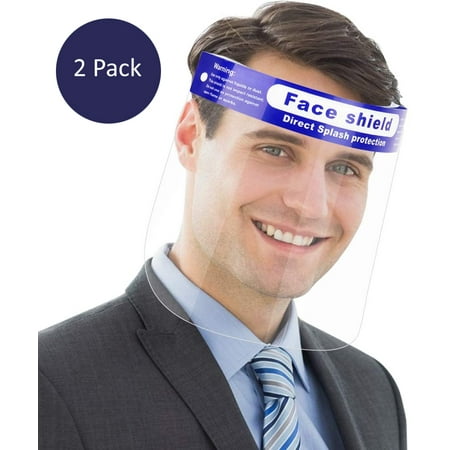 

Full Safety Reusable Protective Visor for Eye Head Protection Anti-Spitting Face Shield Anti-fog Splash Facial Cover for Women Men 1 PC