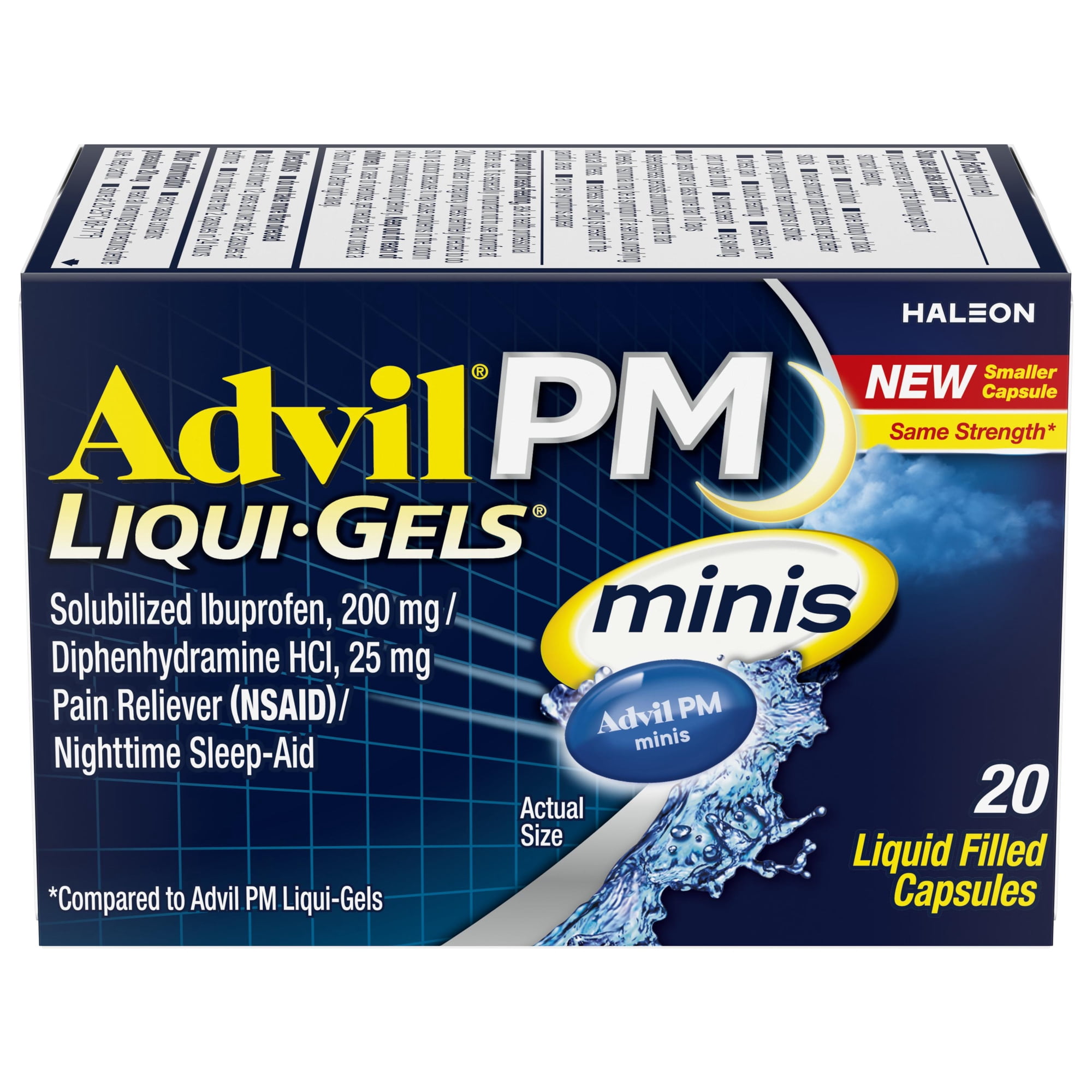 Advil PM Liqui-Gels Minis, 20 Liquid Filled Capsules