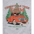 thumbnail image 3 of Ford - 1949 Ford F3 Christmas Tree Farm - Men's Crew Fleece Pullover Sweatshirt, 3 of 5