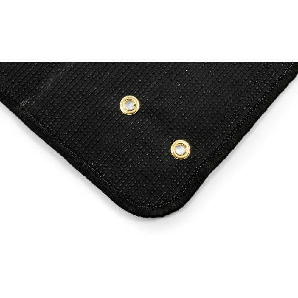 Camco Premium Wrap-Around RV Step Rug | Measures 22-inches by 20-inches | Black (42936)