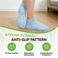 thumbnail image 4 of Ankle Diabetic Socks for Men and Women, PUTUO Non-Slip Bamboo Viscose Socks, Super Soft Loose Breathable Grippy Socks for Women, Durable with Seamless Toe and Non-Binding Top, 6 Pairs, 4 of 7
