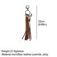 thumbnail image 3 of Acrylic Hotel Keychain Charm with Colorful Layered Design and Decorative Tassel for Reading Accessories, 3 of 3