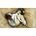 thumbnail image 2 of Bolokofsky, Ronald 18x12 Black Ornate Wood Framed with Double Matting Museum Art Print Titled - Venus Amongst the Stars, 2 of 4