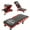 Red 450LBS 3IN1, variant on 36-Inch 3-in-1 Robust Folding Car Repair Crawler - Adjustable Z-Seat with 6-Brake Wheels, Tilt/Lie-Down Modes, 150-450 Lbs Weight Capacity