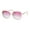 Pink Pink Blue, variant on Womens Double Rim Mod Designer Fashion Style Luxury Sunglasses Black Smoke