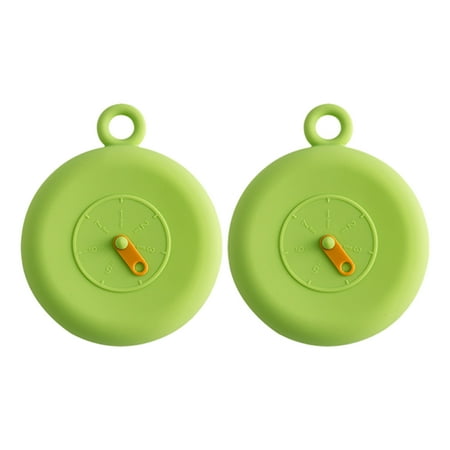 

KUNyu 2Pcs Silicone Cling Lid High-Temperature Resistant Food Grade with Hanging Hole Kitchen Organization Sealing Lid