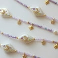 thumbnail image 6 of Natural Freshwater Pearls Necklace Adjustable Neck Chain Jewellery Feature Moon Star Charm and Beads, 6 of 10
