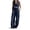 Blue, variant on Piebxs Women 2 Piece Linen Feel Outfits Sleeveless Lace Up V Neck Vest & High Waist Pleated Wide Leg Pants Casual Summer Vacation Pant Suit S-XXXL Plus Size Friendly True To Size