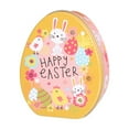 thumbnail image 2 of Easter Egg Tin Box, Easter Egg Shape Candy Box Happy Easter Bunny Design Snack Containers with Lid Biscuits Case Cookies Holder Metal Storage Box for Home Party, 2 of 7