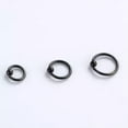 thumbnail image 4 of K-KED 20pcs 16G 3/8" 5/16" Closure Ball Stainless steel Captive Bead Rings Piercing-16G 6mm-Silver, 4 of 9