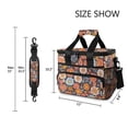 thumbnail image 3 of FORMRS Insulated Cooler Bag 24 Cans Capacity Soft Leakproof Lunch Box with Side Pockets, Colorful Flowers, 3 of 7