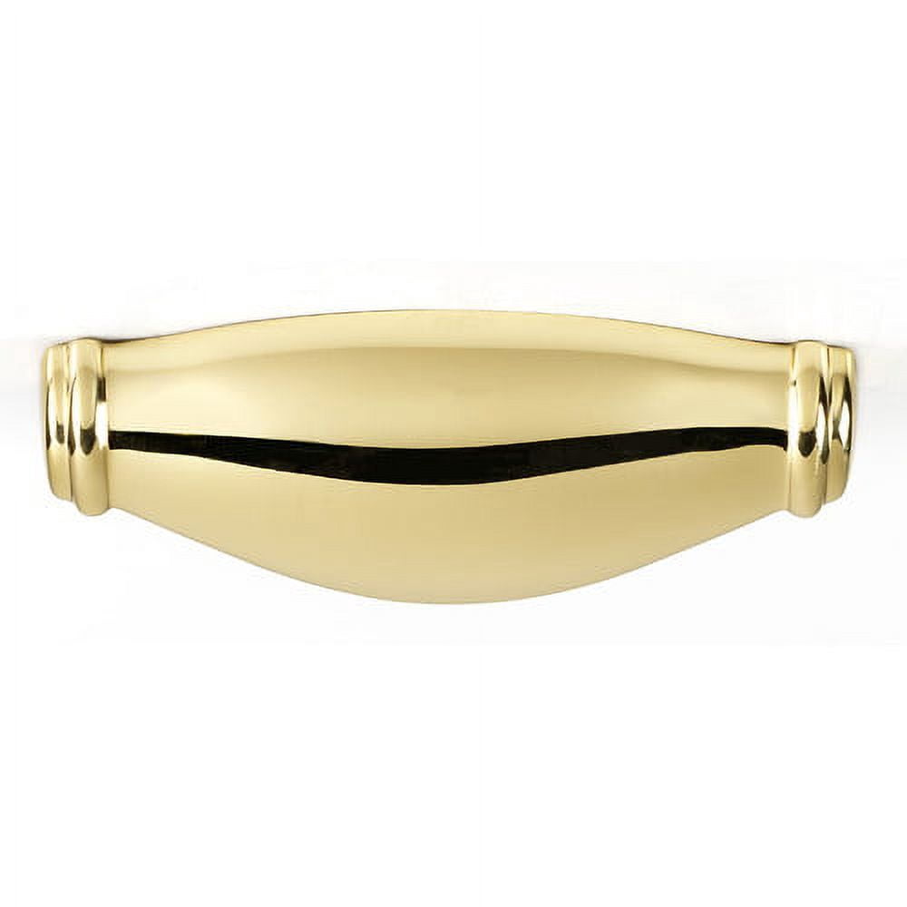 Alno A626-3-BRZ Charlie's 3" Center To Center Contemporary Solid Brass Cabinet Cup Pull /