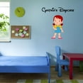 thumbnail image 3 of Personalized Name Day Care Wall Decal Happy Cute Kid Girl Pose As a Model Daycare Wall Decal for Care Taker Cute Themed Room Décor - Size: 20 In x 20 In, 3 of 5