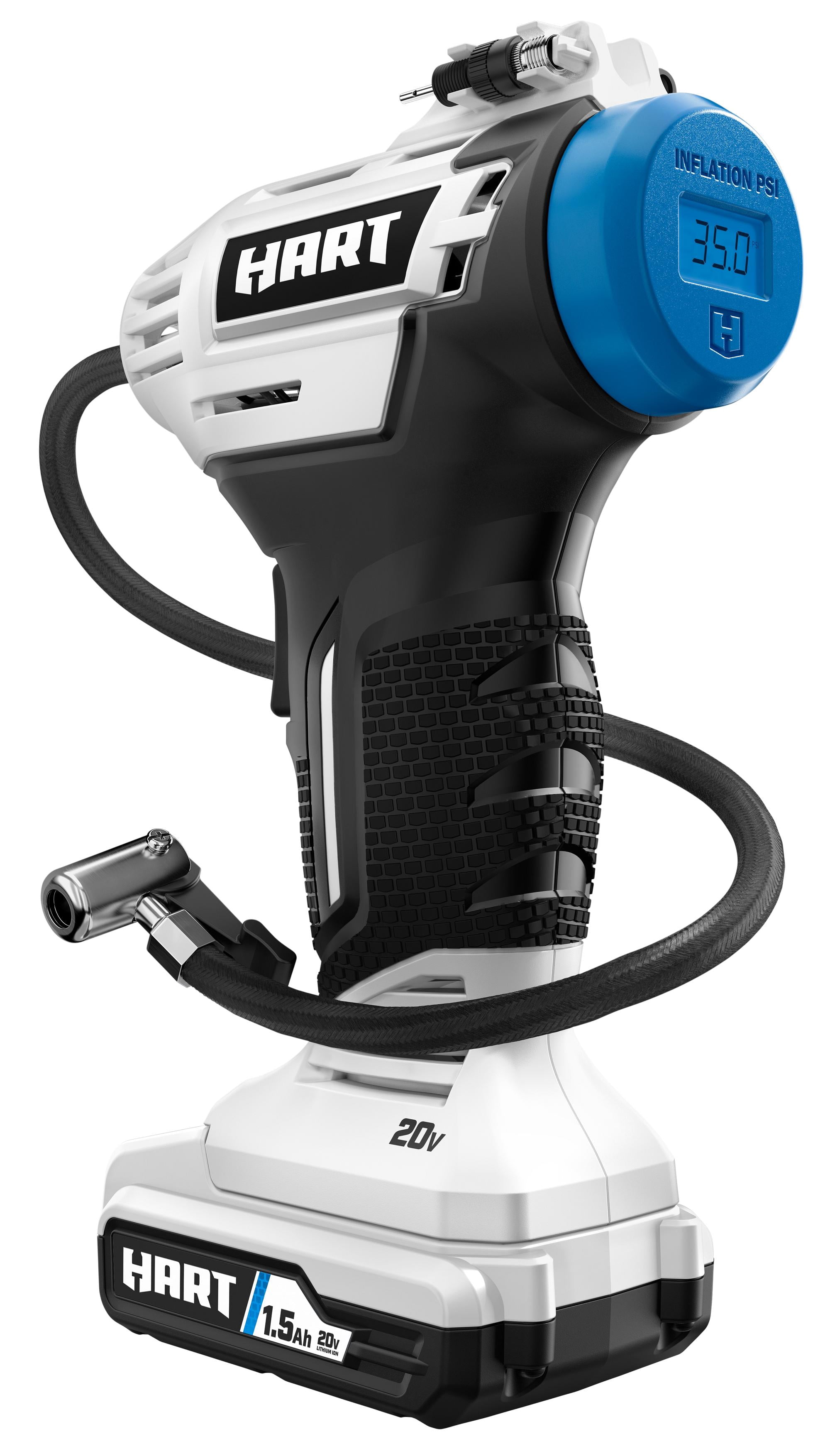HART 20-Volt Cordless Inflator with 20-inch Hose (Battery Not Included)