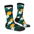 thumbnail image 4 of Yiaed Tropical Fruit Print Great elasticity Crew Socks Sports socks for Men and Women, 4 of 5