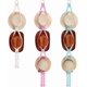 thumbnail image 1 of 3 colgadores de macramé para sombreros, organizador de sombreros, perchero para sombreros de vaquero, 3 colores, tejido a mano, bohemio, con gancho de madera adhesivo., 1 of 6
