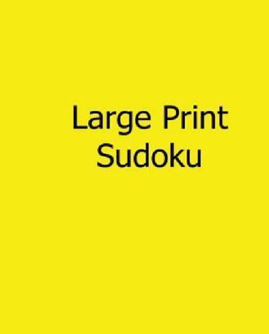 Large Print Sudoku Easy To Read Large Grid Sudoku Puzzles Walmart 