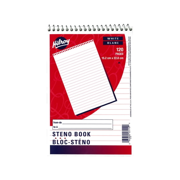Bloc-sténo Hilroy, 120 pages