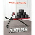 thumbnail image 3 of Extension de Dossier de Chaise Romaine Banc Hypertension Réglable Pliable Gym, 3 of 7