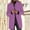 Purple, variant on Women's Single Breasted Wool Plus Size Coat Winter Notched Lapel Belted Peacoat Mid Long Jacket