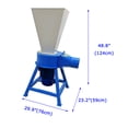 thumbnail image 4 of Waste Sponge Crusher Shredder Mill Grinding Machine 220V, 4 of 11
