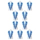thumbnail image 2 of Injueey Los apliques de encaje de diamantes de imitación bordados con cuentas 3D de moda para proyectos de bricolaje con materiales son azules azul un 10piezas, 2 of 6