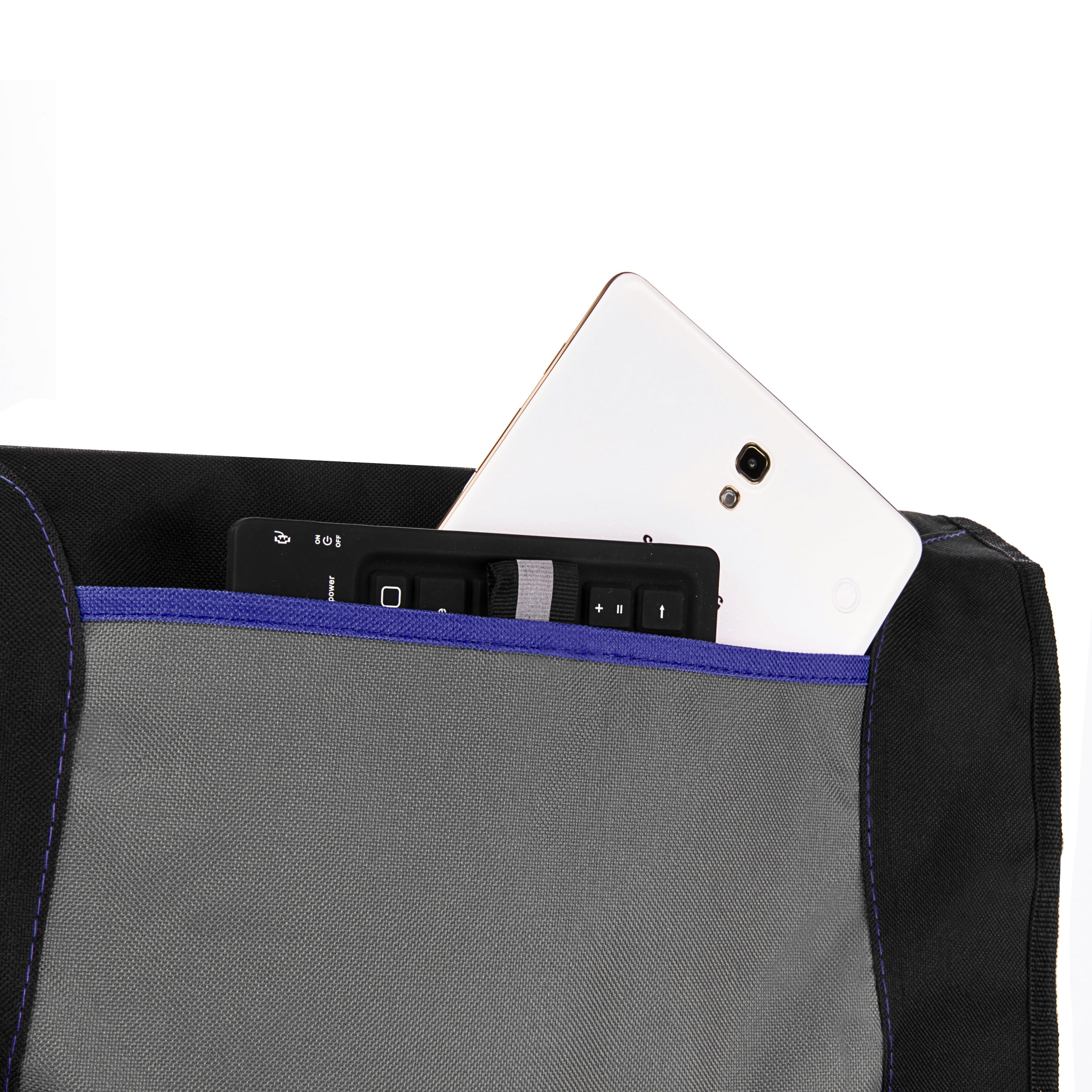 SumacLife Unisex Multipurpose Nylon 17'' Messenger Laptop Bag, Royal Blue