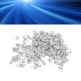 thumbnail image 1 of Cable Ferrule Wire Rope, 400pcs Improved Work Efficiency Fixation Crimps Loop Sleeves  for Beauty Salon, 1 of 7
