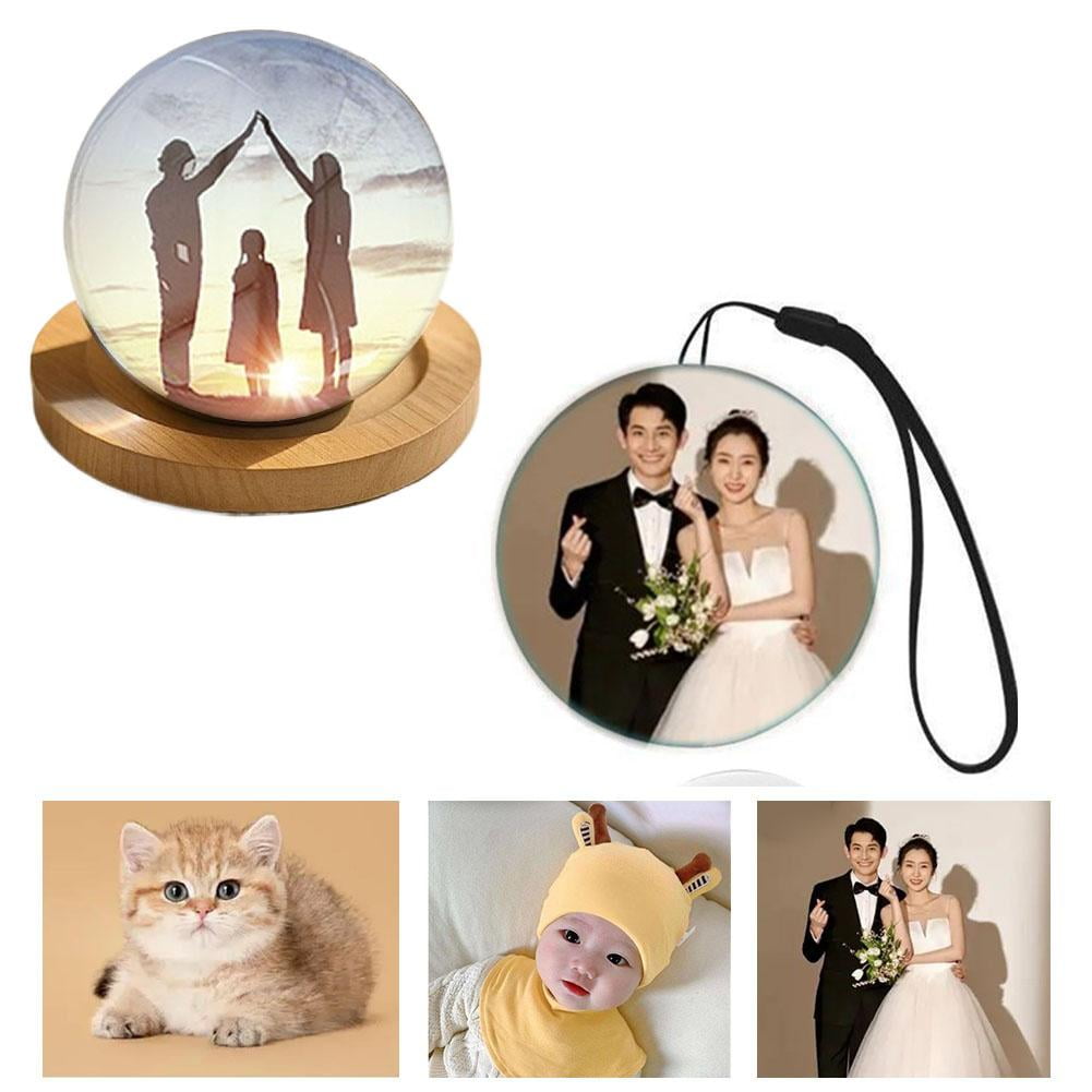 Lecteur Vidéo Crystal Ball 6,9 Cm - Sphère Numérique, Mémoire 4 Go - Cadeau Personnalisé Anniversaire, Mariage