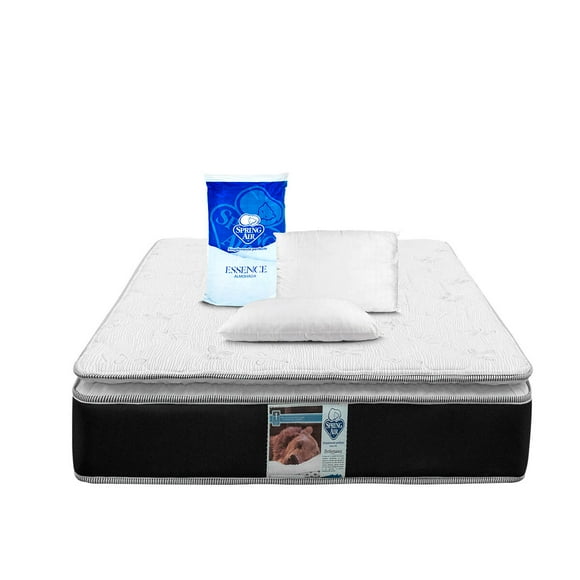 Colchón King Size Kunis más Almohadas Spring Air Kunis