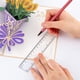 thumbnail image 4 of Paquete de 10 reglas de plástico, regla recta de 20cm y 8 pulgadas, Kit de regla de plástico transparente, herramienta de medición, 4 of 5