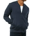 thumbnail image 2 of Men's Full-Zip TERRY Bomber Jacket, Navy 2XL, 2 of 3