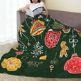 thumbnail image 6 of Zufioo Christmas Fleece Blanket Queen Size,Plush Bed Blanket,Ultra Soft Throw Blanket,Plush Fuzzy Cozy Blanket Perfect for Bed,Couch-50"x40", 6 of 7