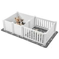 thumbnail image 1 of VEVOR Puppy Dog Whelping Pen Box Adjustable Door Height for Medium Dogs 73x38x19.7 in, 1 of 9