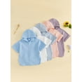 thumbnail image 3 of BemeyourBBs Toddler Baby Girls Boys Swim Cover Up Swimwear Poncho Kids Cotton Gauze Swimsuit Coverup Beach Bathing Suit Bathing Robe Short Sleeve Hooded Coverups Beachwear Wrap, 3 of 9
