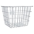 thumbnail image 3 of 1Set Silver Iron Wire Front Bicycle Basket for Cyclists 11.6x11.2in, 3 of 8